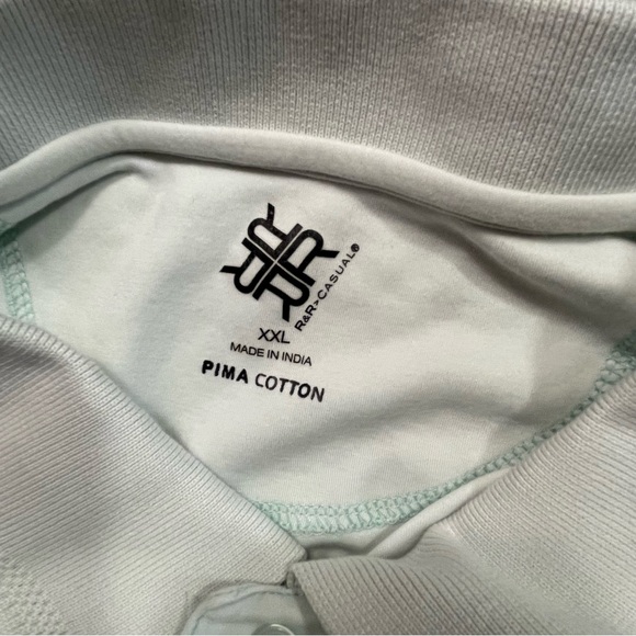 Men's Light Green Polo Shirt - Picture 5 of 5